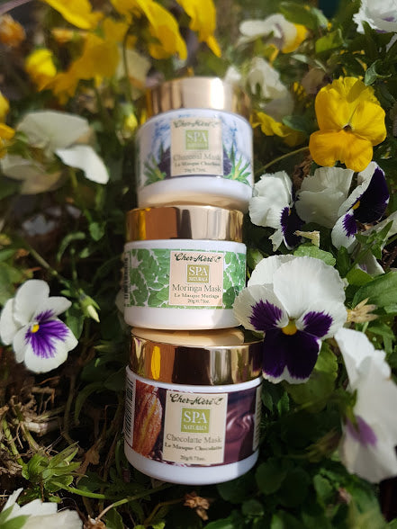 New Mask - - Charcoal Mask, Chocolatte Mask and Moringa Mask