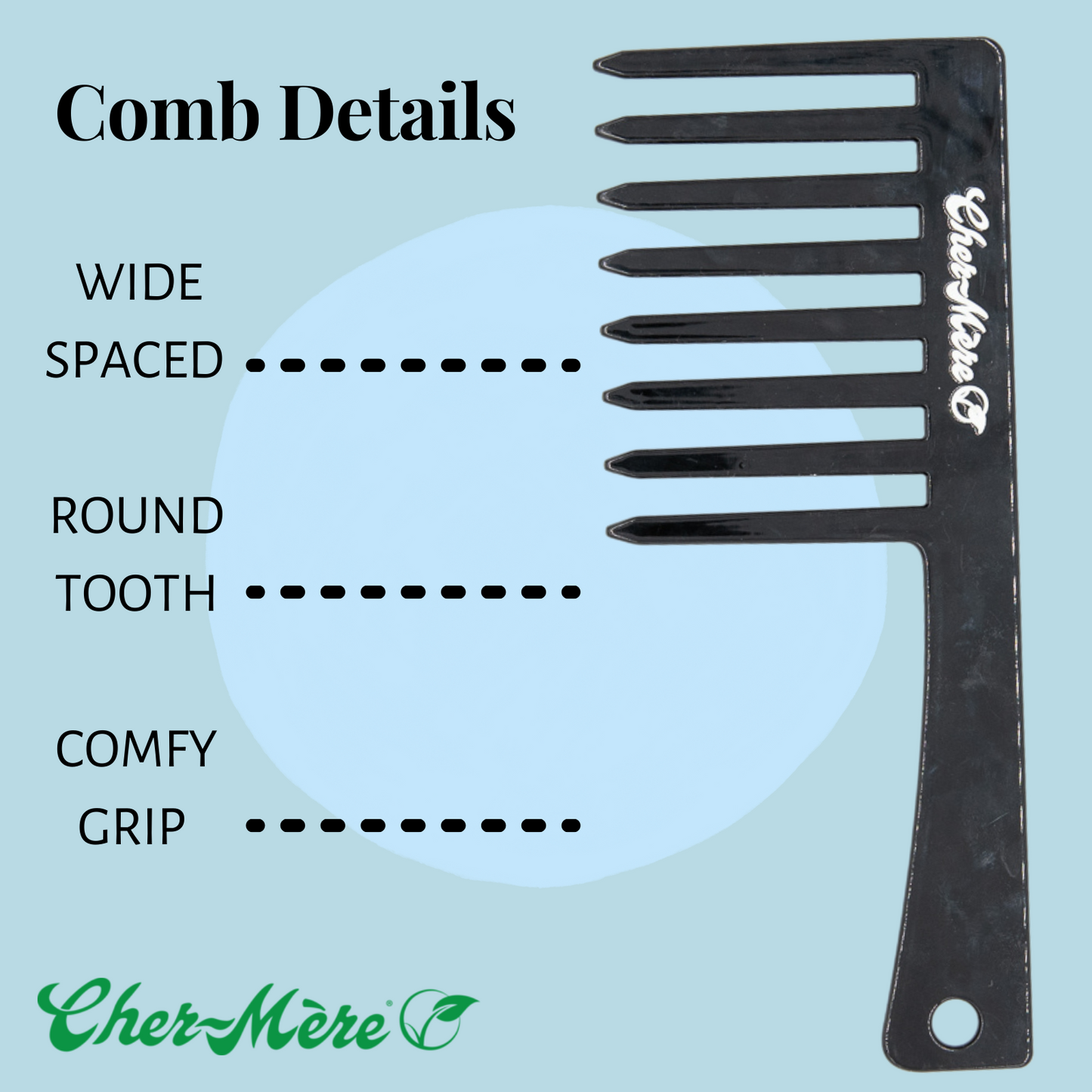 Wide Tooth Comb