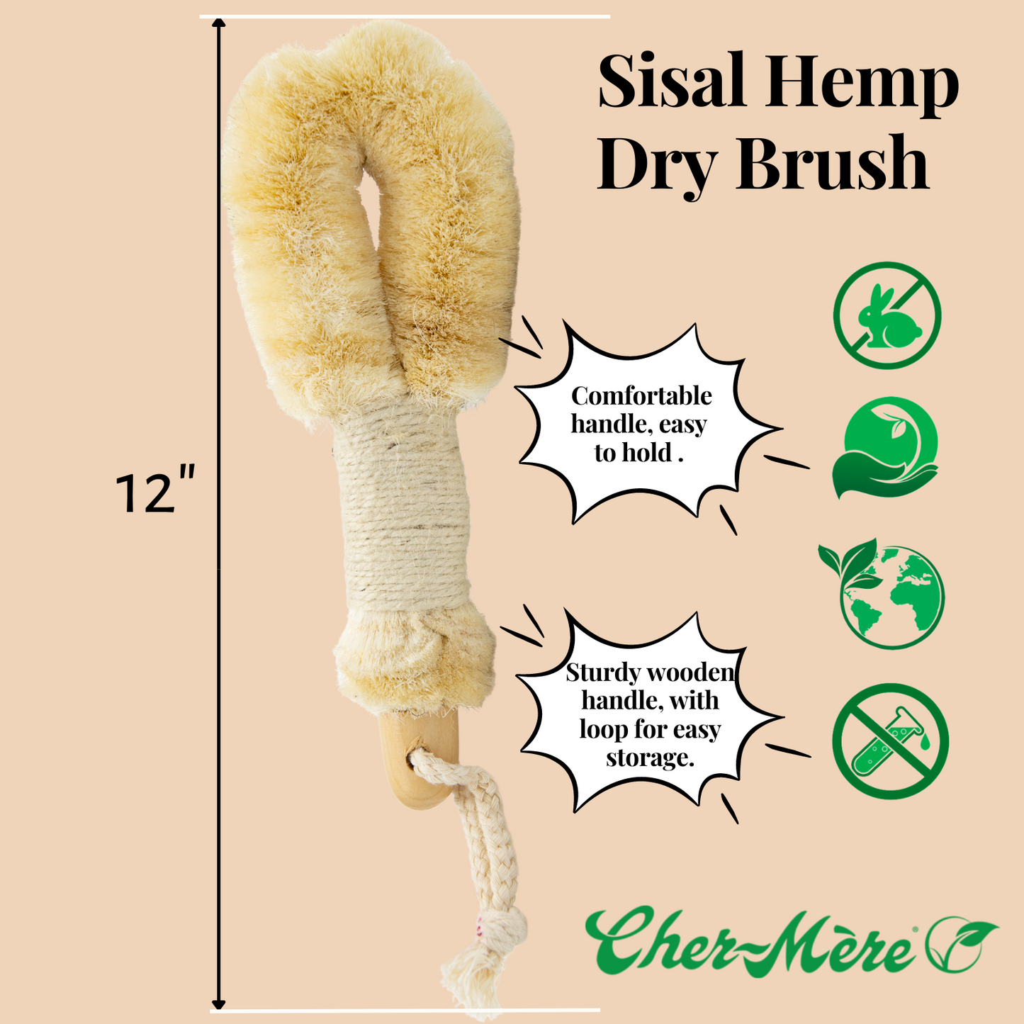 Sisal Hemp Brush