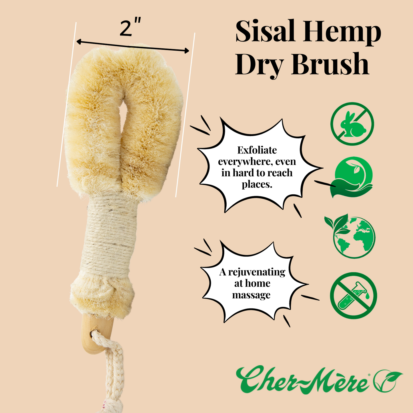 Sisal Hemp Brush
