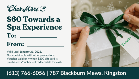 $60 Spa Voucher – Valid Only with a $200 Gift Card Purchase