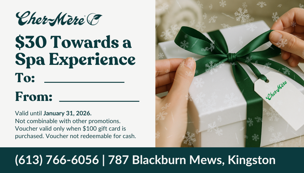 $30 Spa Voucher – Valid Only with a $100 Gift Card Purchase