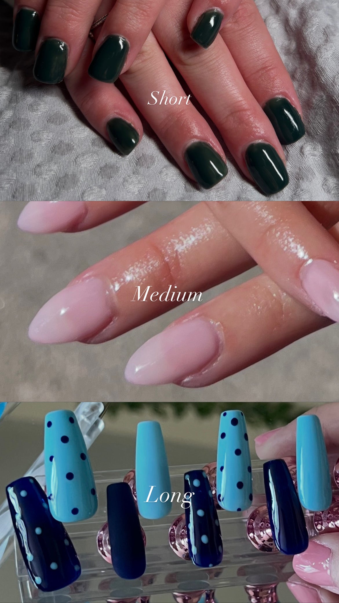 Bio Gel Nail Extensions – Extra Long