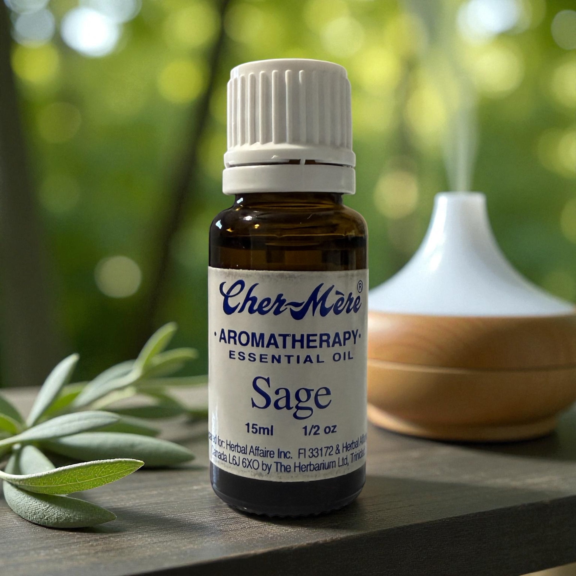 Sage Essential Oil | Cleansing & Respiratory Support | Cher-Mère